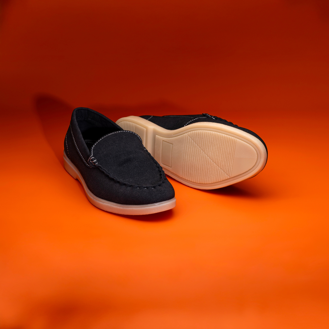 Monkstory Yacht Club Loafers - Jet Black