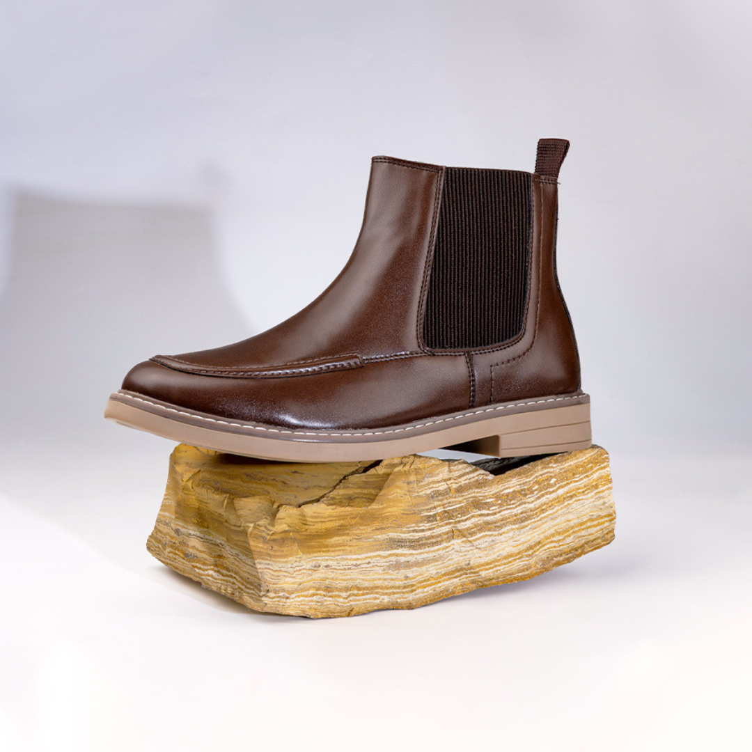 Monkstory Classic Chelsea Boots - Mocha Brown