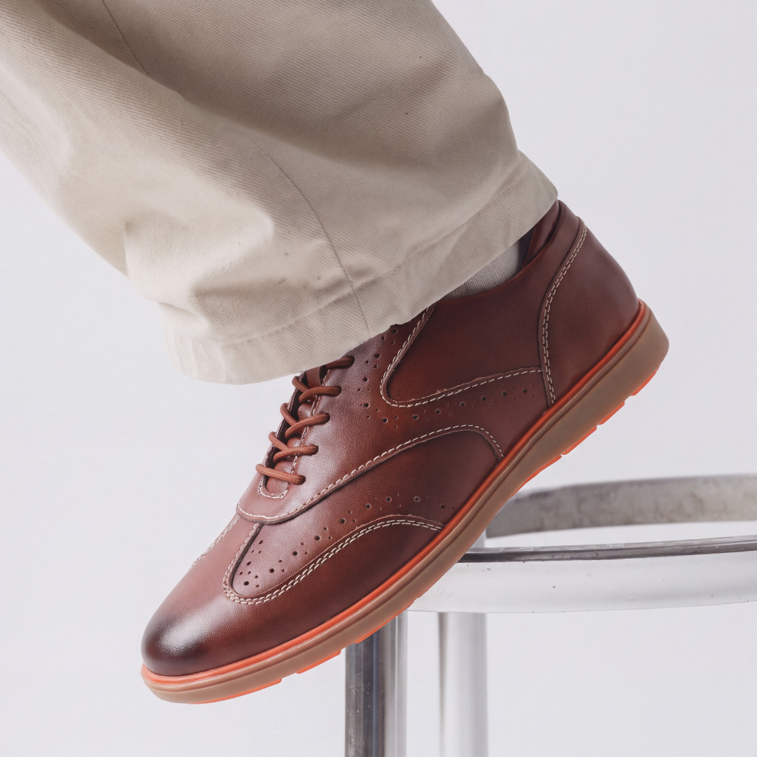 Monkstory Escape Walk City Sneakers – Cognac Brown
