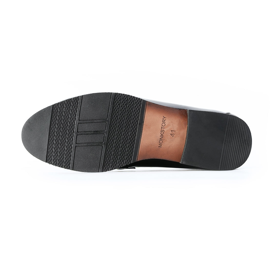 Monkstory Tux Bit Slip-Ons - Brown