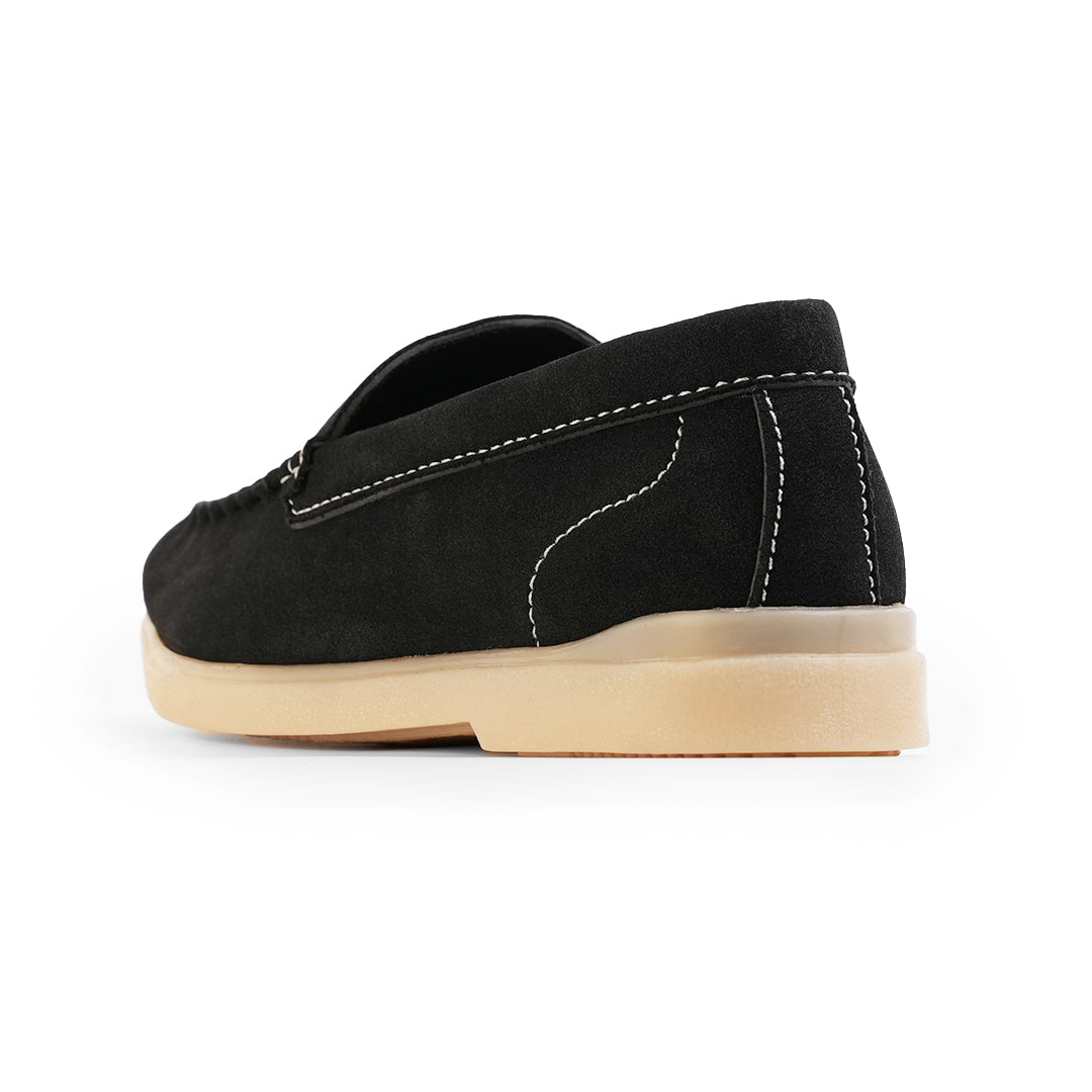 Monkstory Yacht Club Loafers - Jet Black