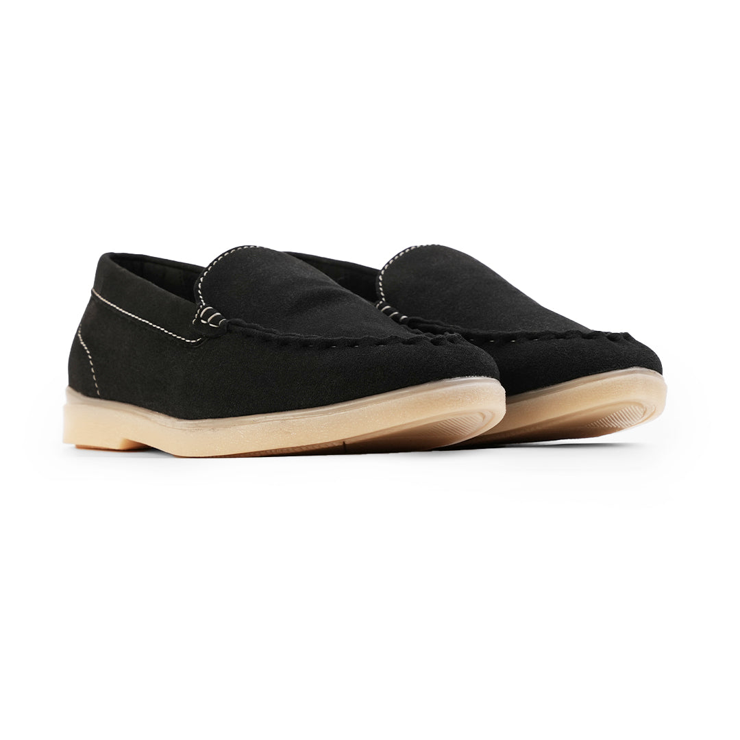 Monkstory Yacht Club Loafers - Jet Black