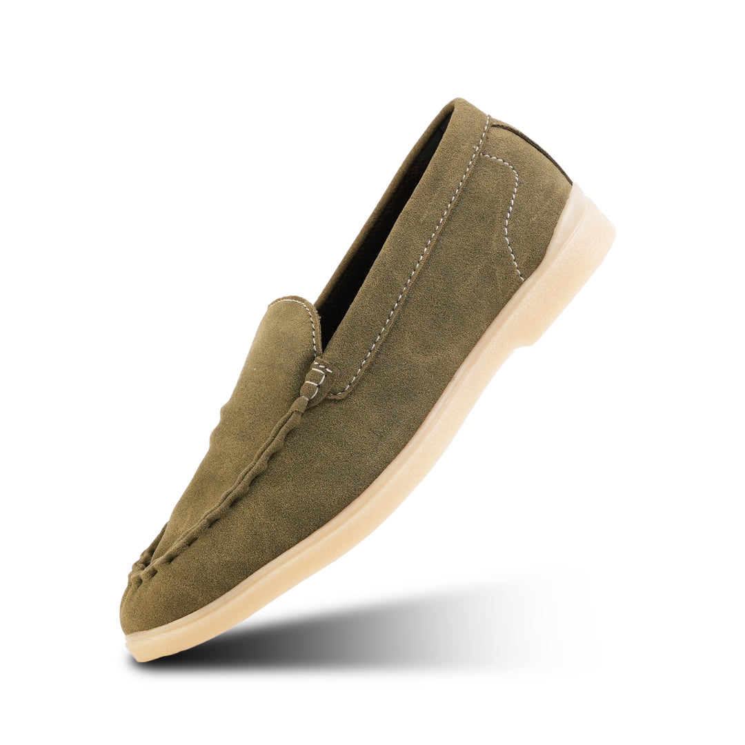 Monkstory Yacht Club Loafers - Olive Grove