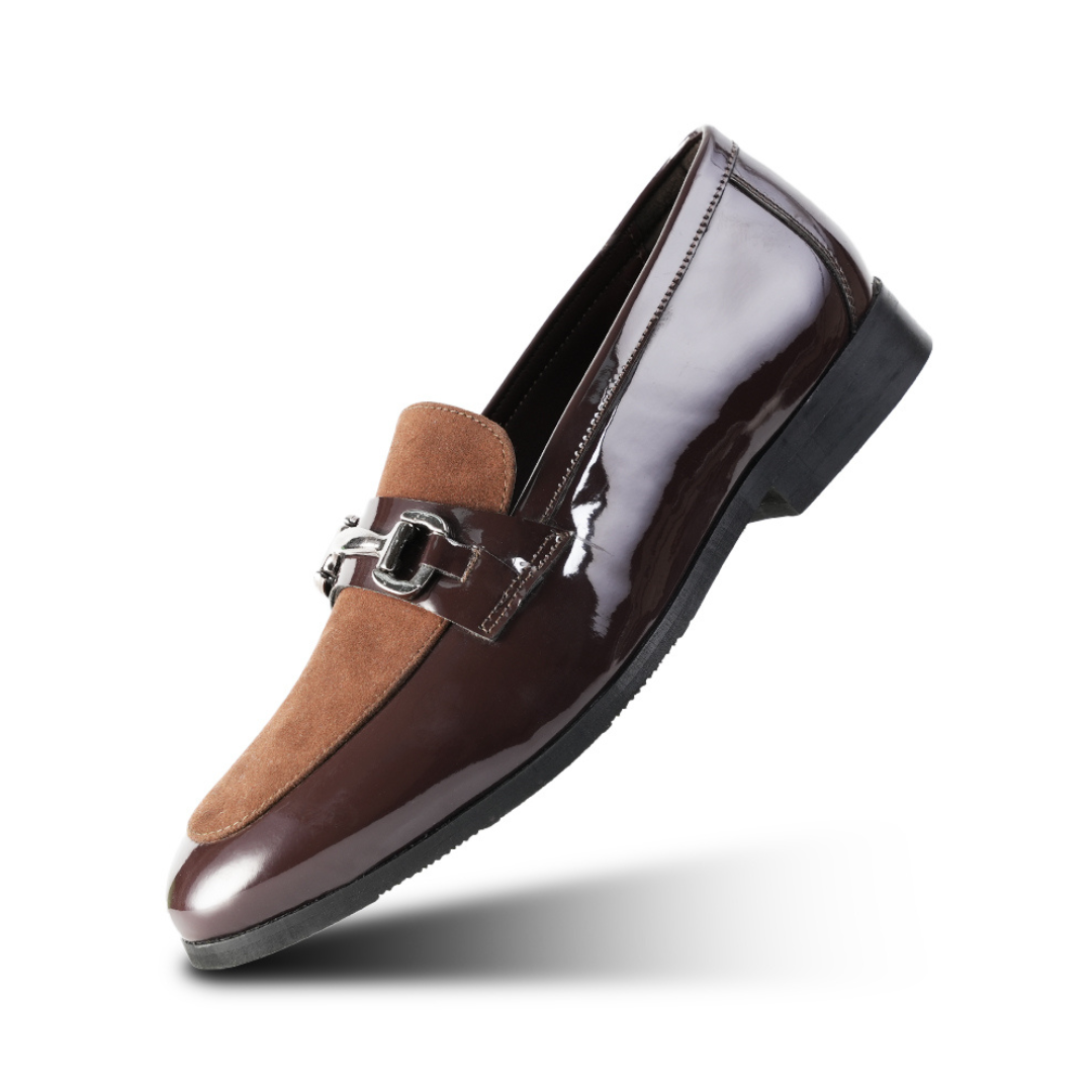 Monkstory Tux Bit Slip-Ons - Brown