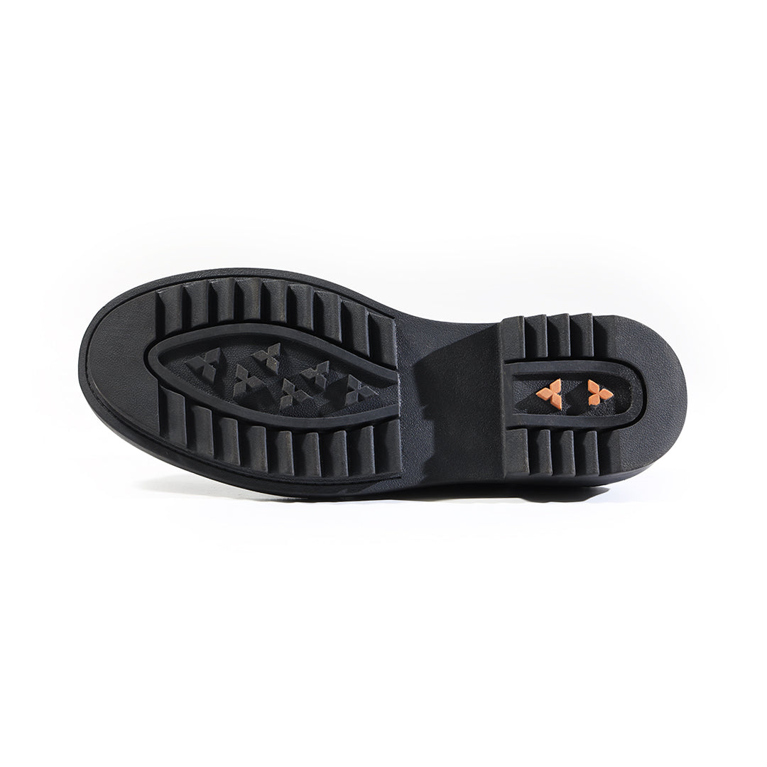 Monkstory Cosmopolitan Heritage Lace-Ups – Midnight Black