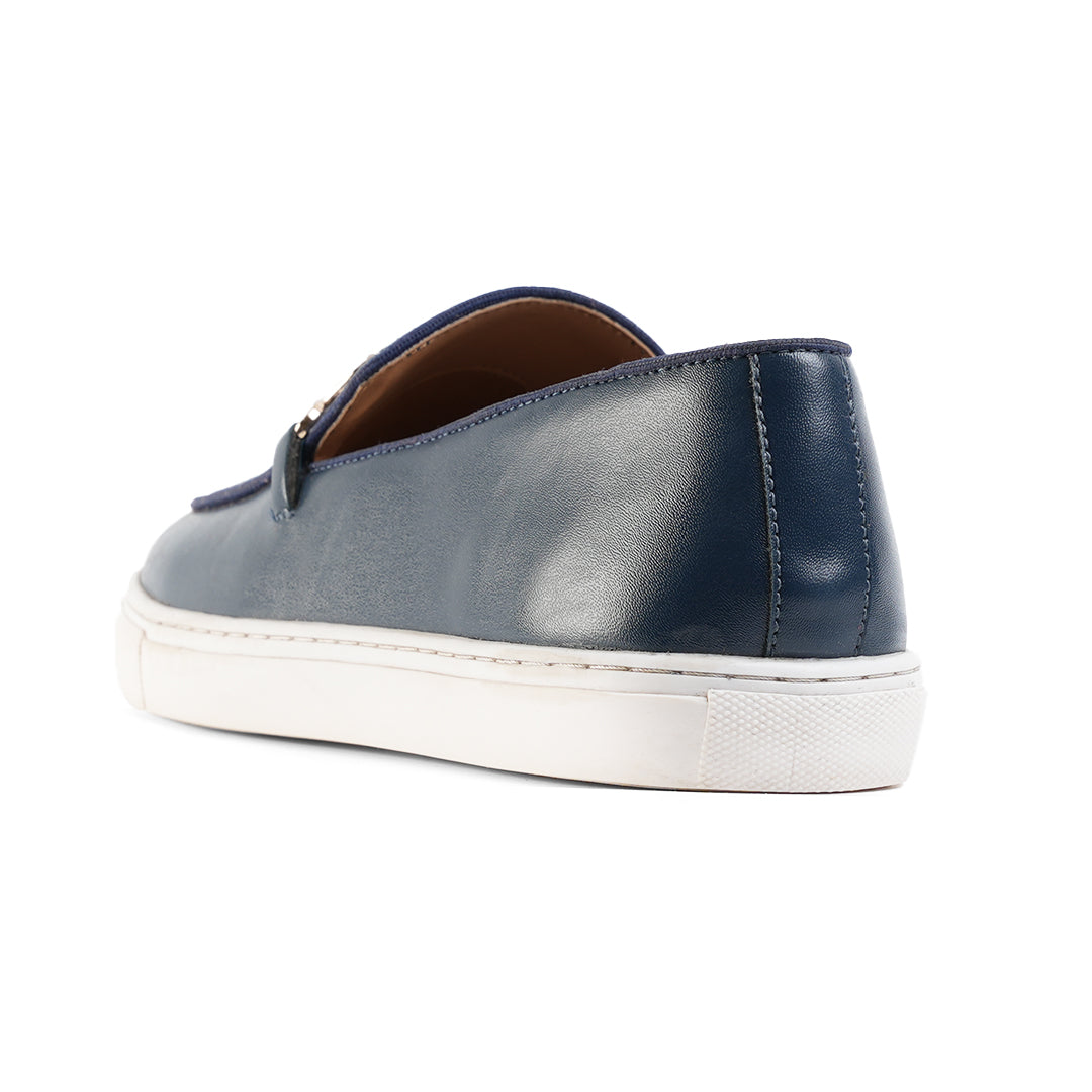 Monkstory Side Buckle Slip-On Sneakers - Blue