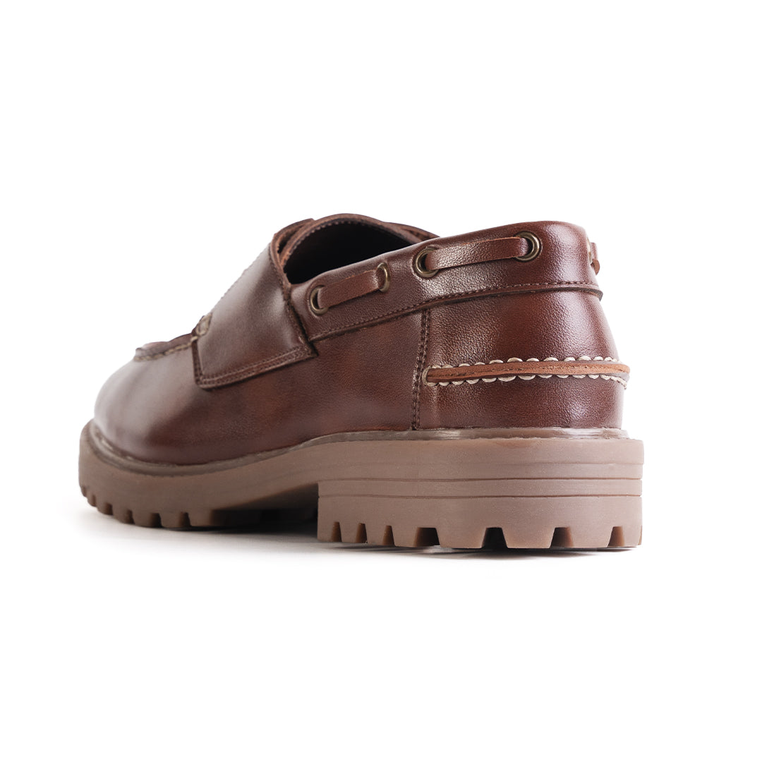 Monkstory Cosmopolitan Boat Loafers  - Tan