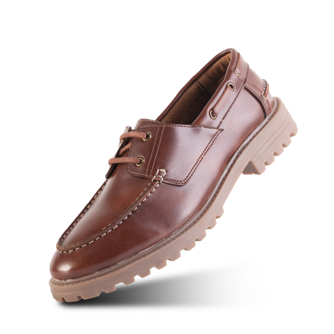 Monkstory Cosmopolitan Boat Loafers  - Tan