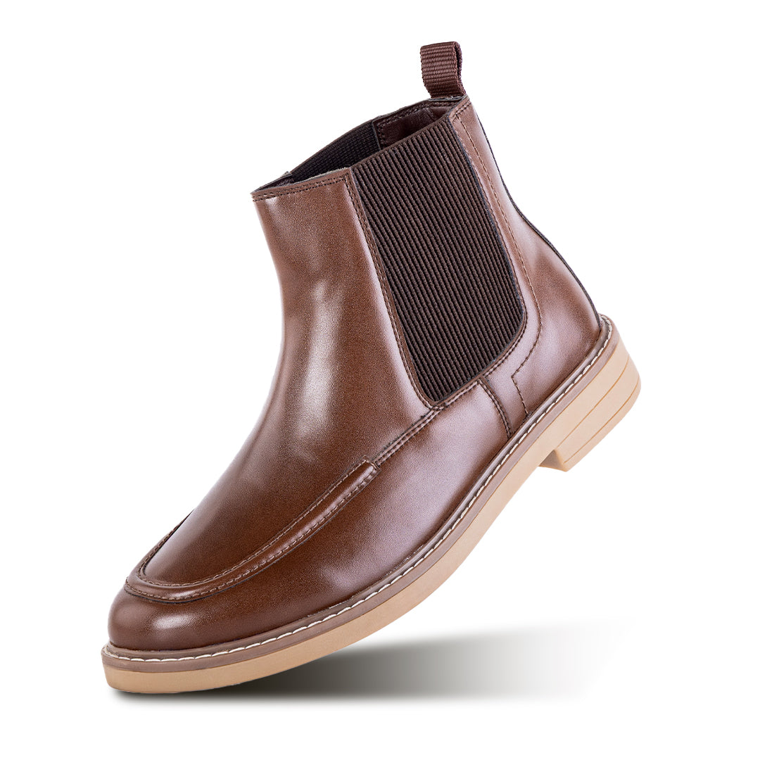 Monkstory Classic Chelsea Boots - Mocha Brown