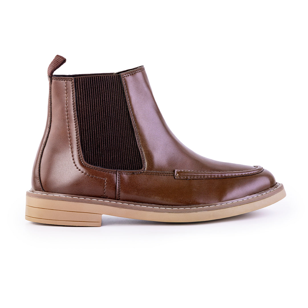 Monkstory Classic Chelsea Boots - Mocha Brown