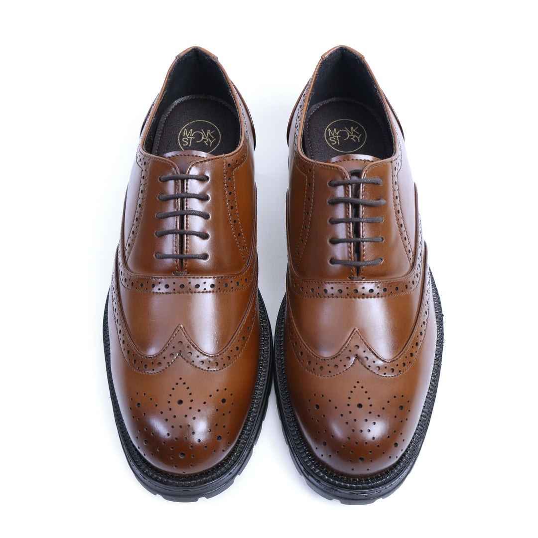 Monkstory Atelier 1890 Oxford Brogues - Rich Tan