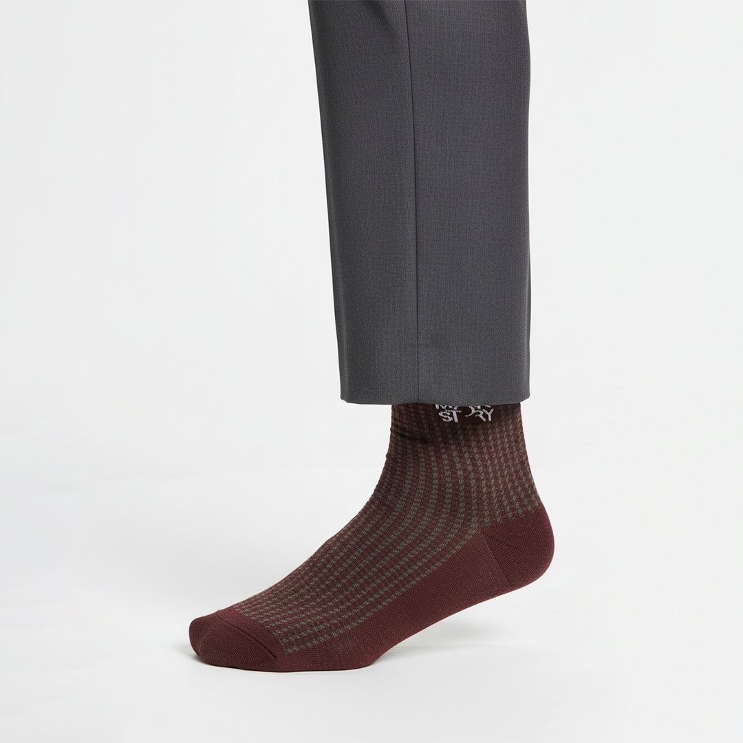 The Everyday Luxury Socks - Houndstooth Edition - MonkSock Set of 3