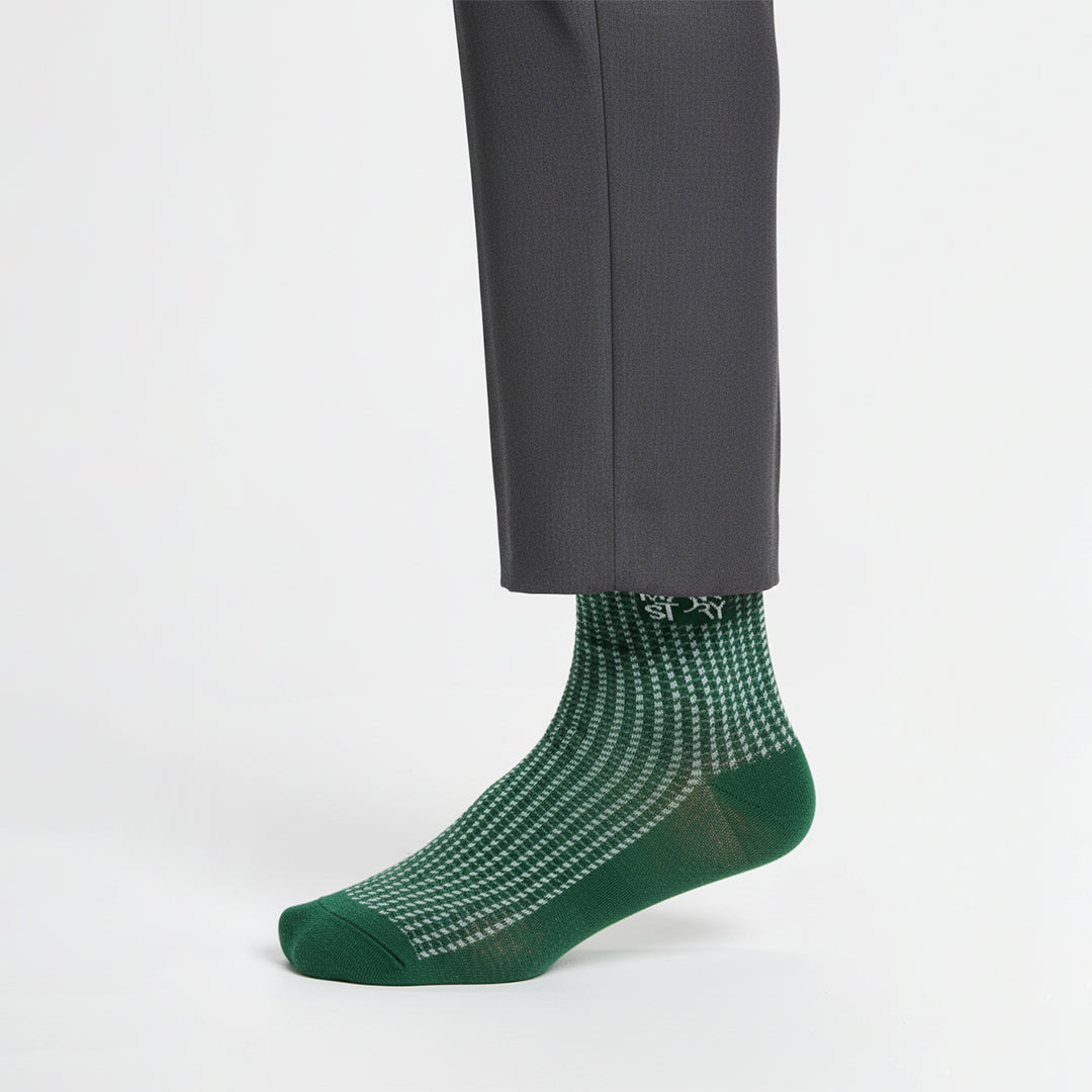 The Everyday Luxury Socks - Houndstooth Edition - MonkSock Set of 3