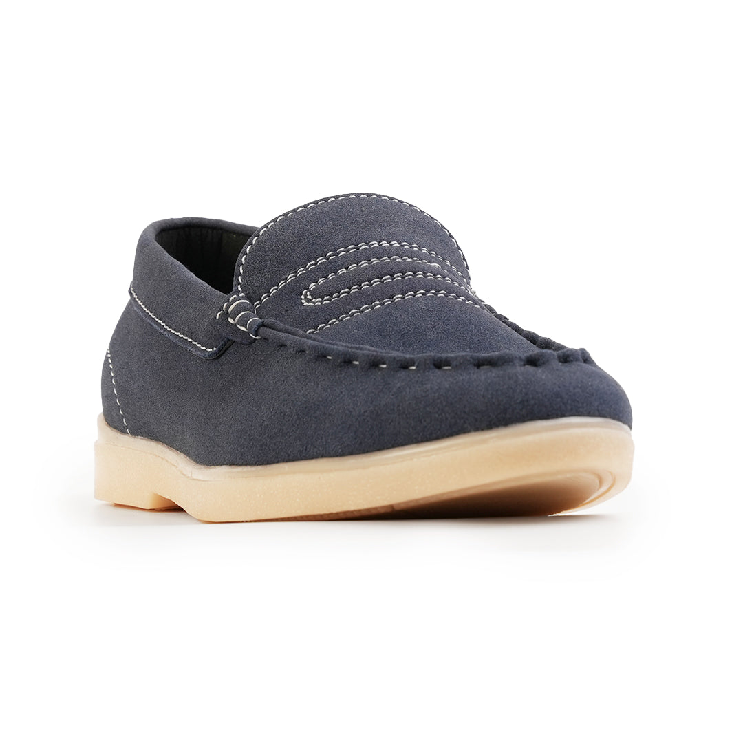 Monkstory Yacht Club Penny Stitch Loafers - Nautical Navy