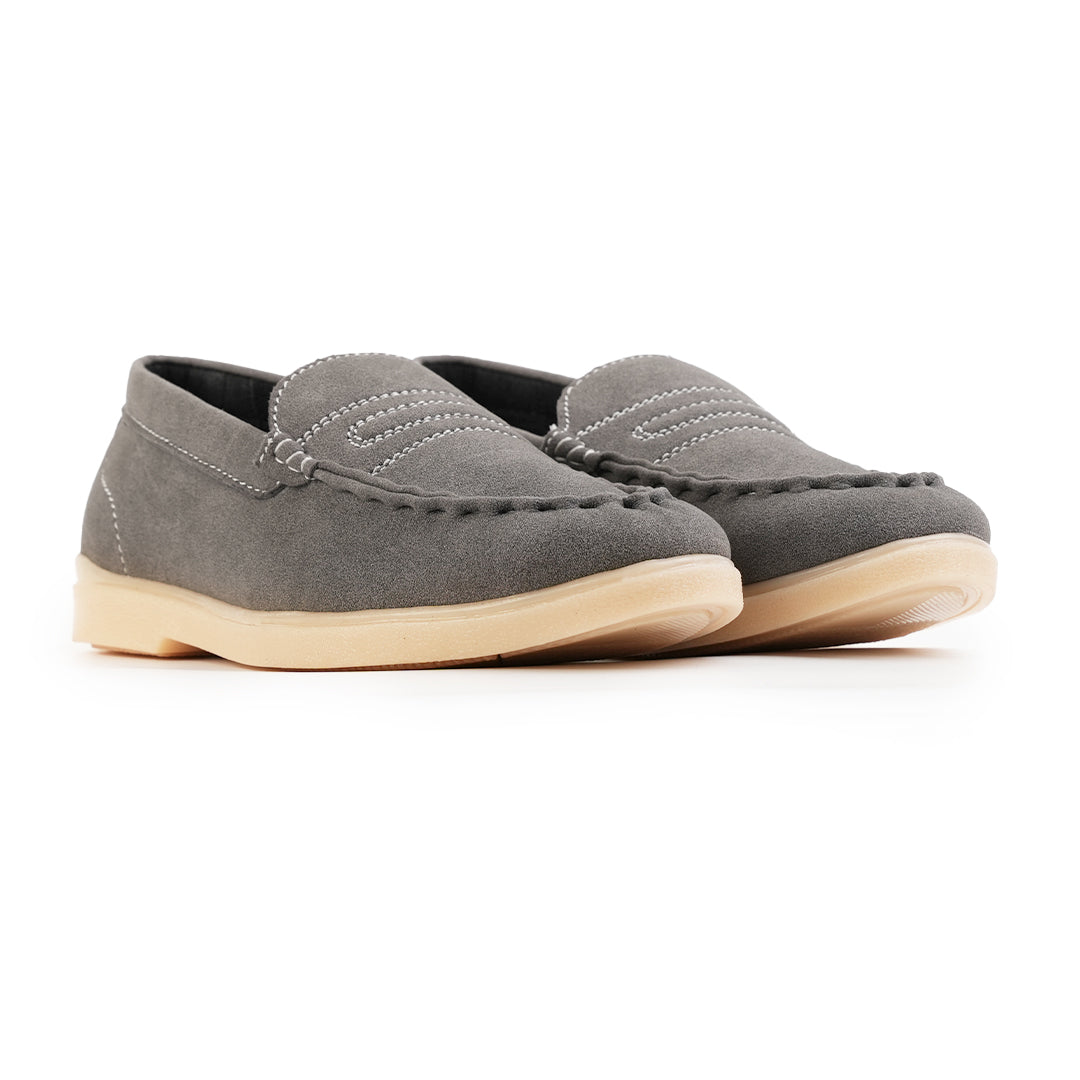 Monkstory Yacht Club Penny Stitch Loafers - Marina Grey