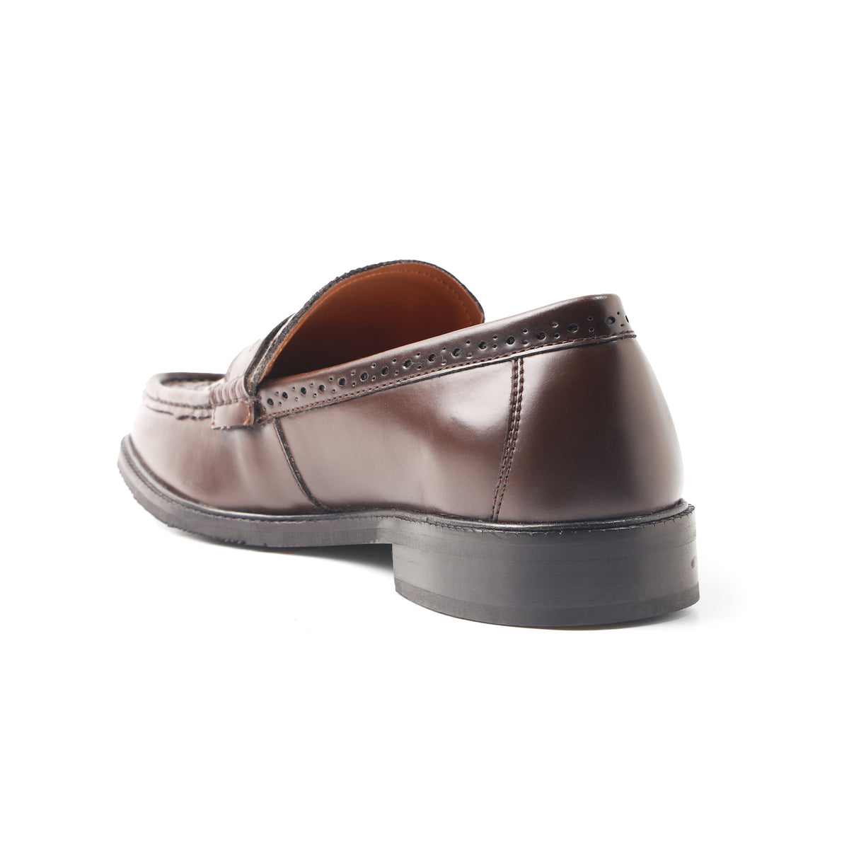 Monkstory Atelier 1936 Penny Brogue Loafers – Dark Brown