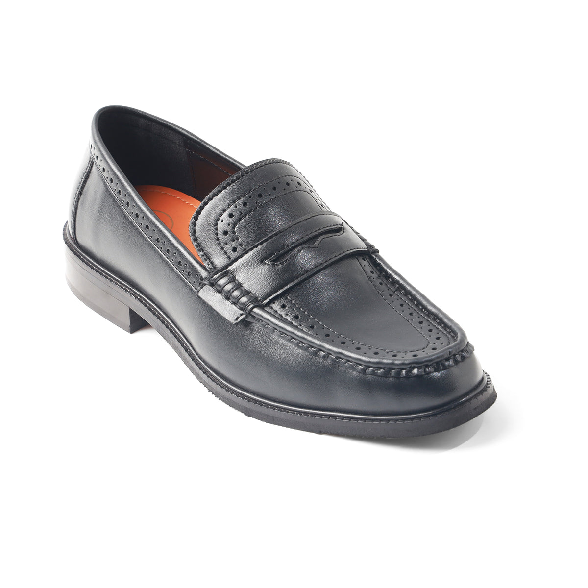 Monkstory Atelier 1936 Penny Brogue Loafers – Black