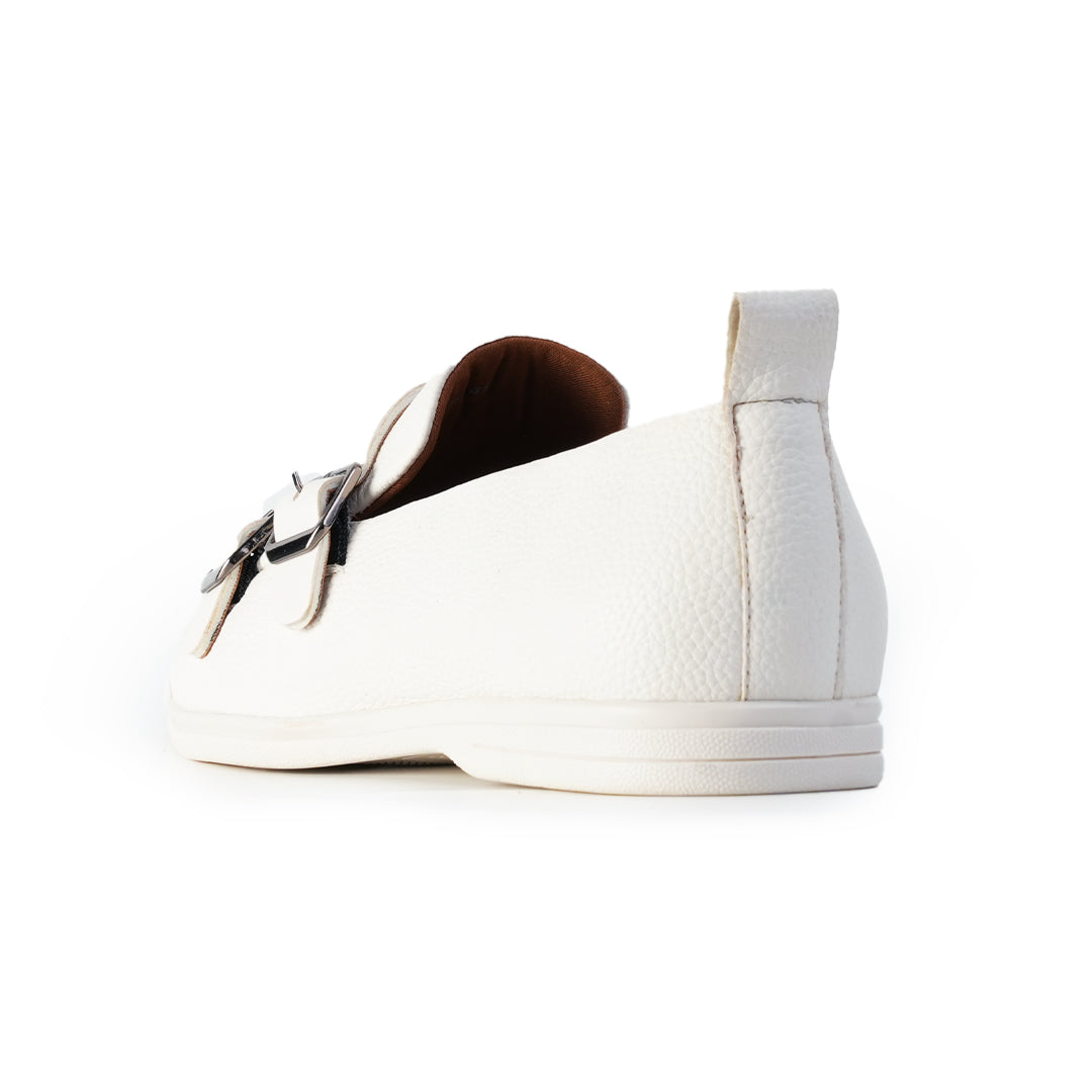 Monkstory Yacht Club Double Monk Slip-Ons - White
