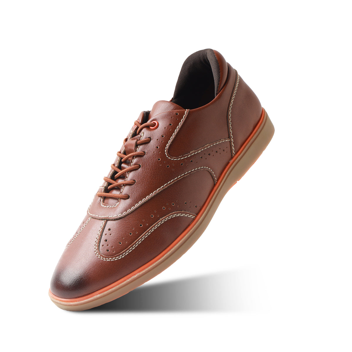 Monkstory Escape Walk City Sneakers – Cognac Brown