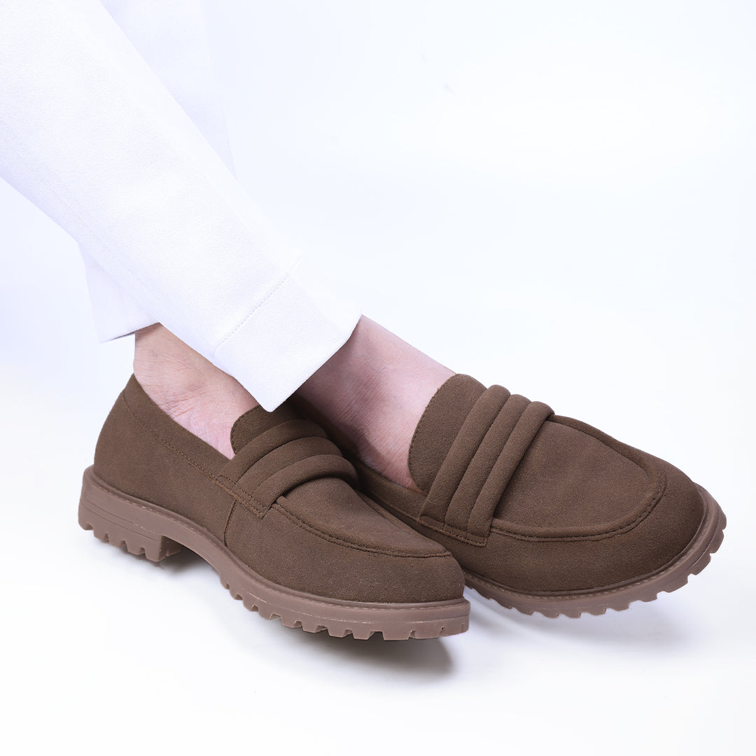 Monkstory Cosmopolitan Cloud Strap Loafers  - Brown