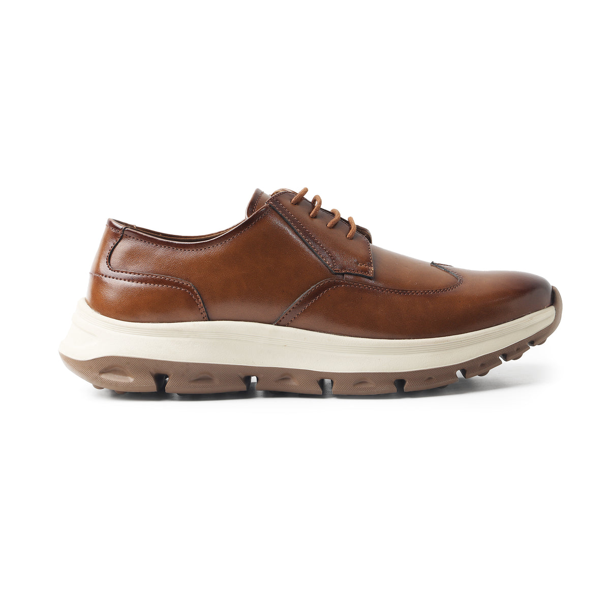 Monkstory Gravity Lift Wingtip Derby Sneakers – Tan