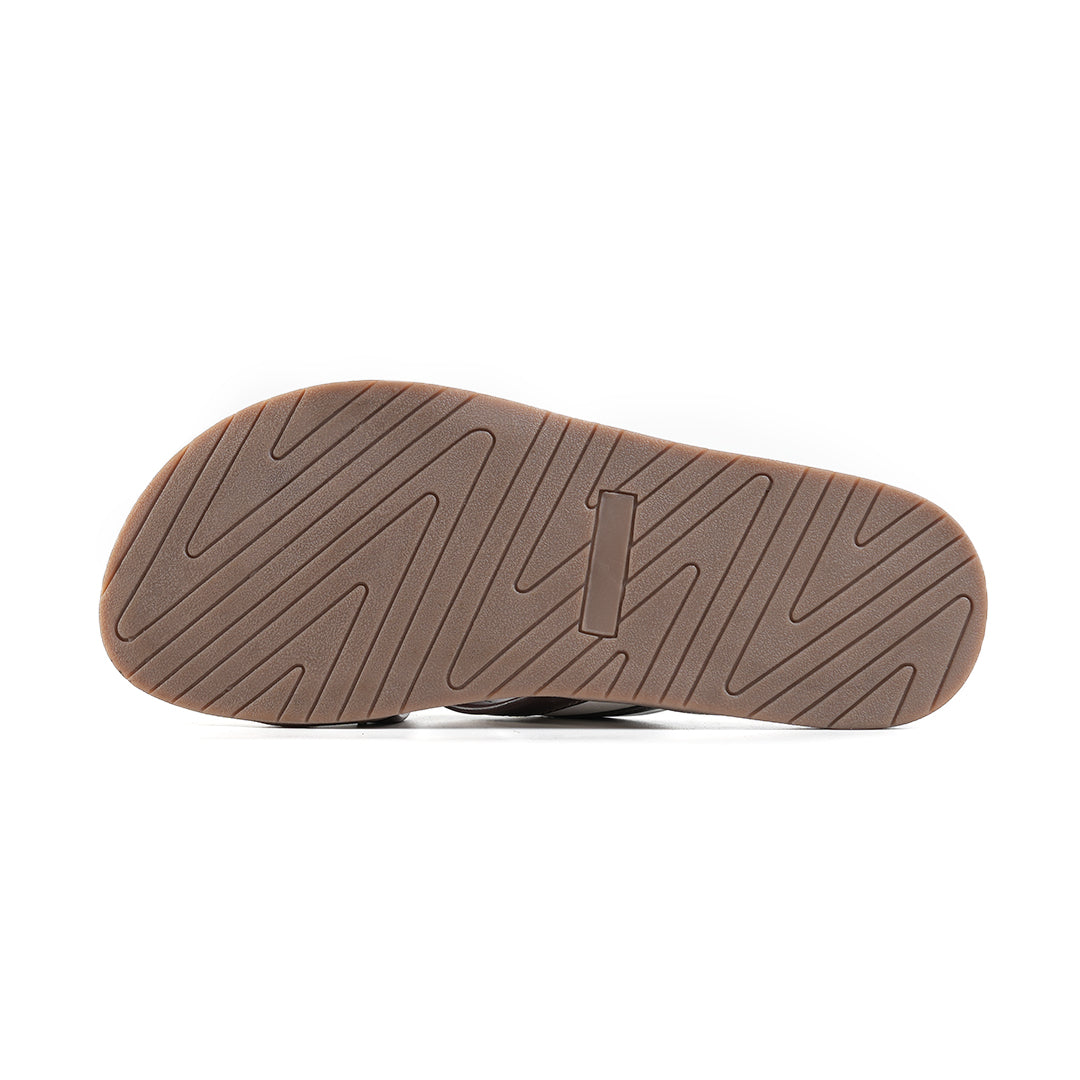 Monkstory Cross-Strap Sandals - White/Brown