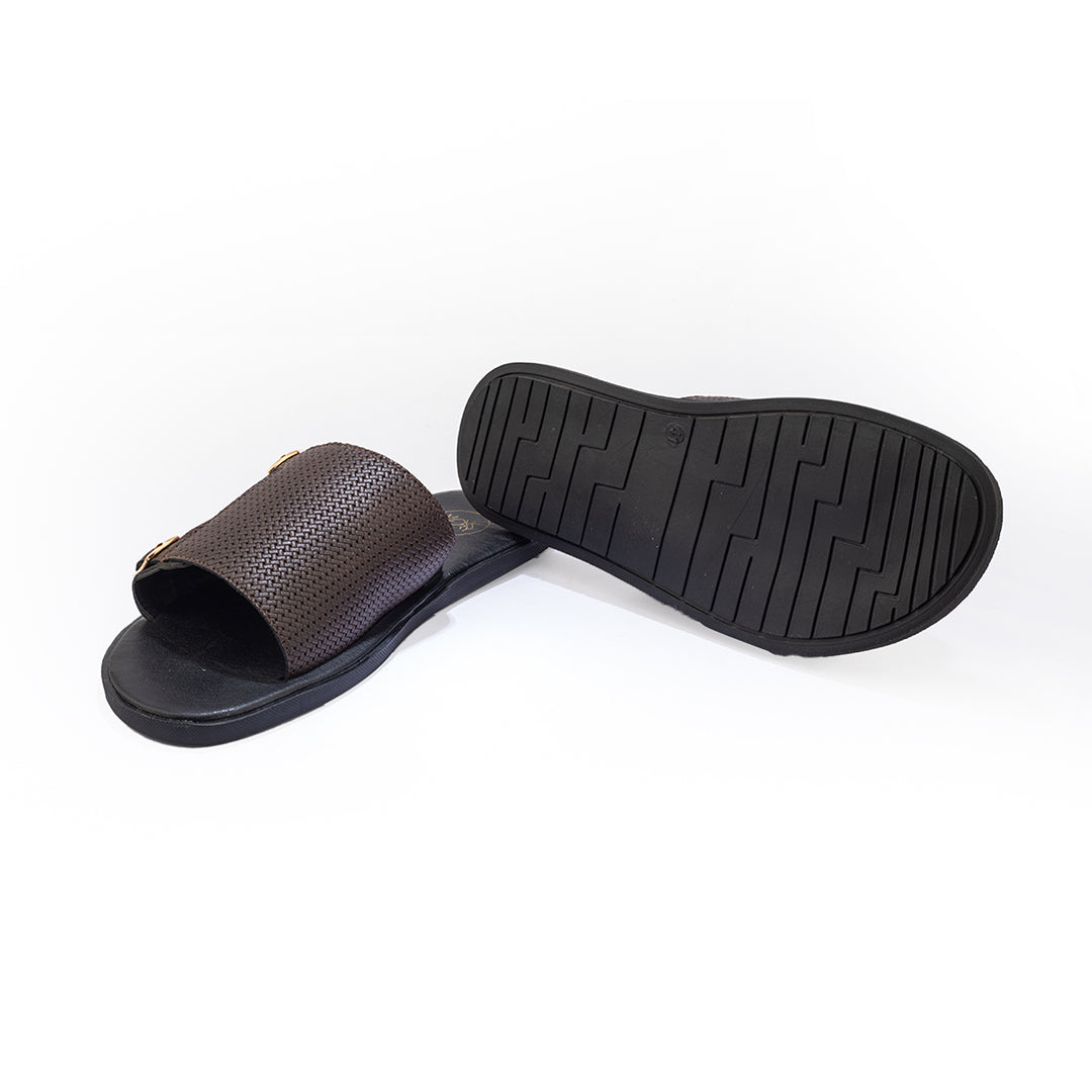 A pair of T-Rad Double Monk Strap Sandals in posh brown on a white background. Brand: Monkstory.